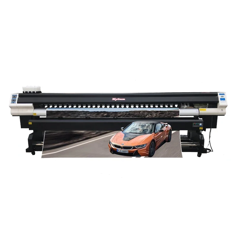 25 years factory direct high speed 3.2m digital large format inkjet printer	 eco solvent printer i3200 sticker paper for inkjet