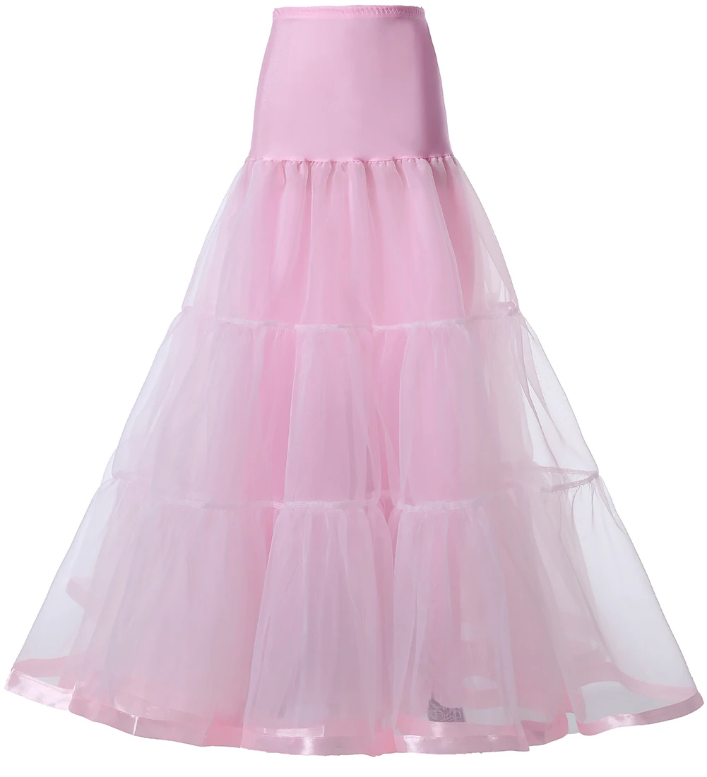 Damen-Braut-Petticoat, 1 Meter lang, großer Flügel, ohne Knochen, Braut, Hochzeit, Tanz, Unterrock, Kleid, Puffrock, Petticoat-Rock