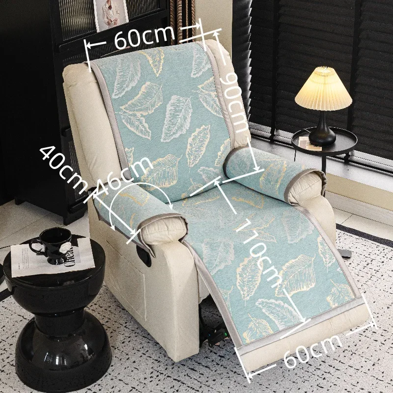 Chenille Thicken Recliner Chair Cover Light Luxury Single Non-slip Sofa Cushion Relax Soft Armchair Slipcover Living Room Decor