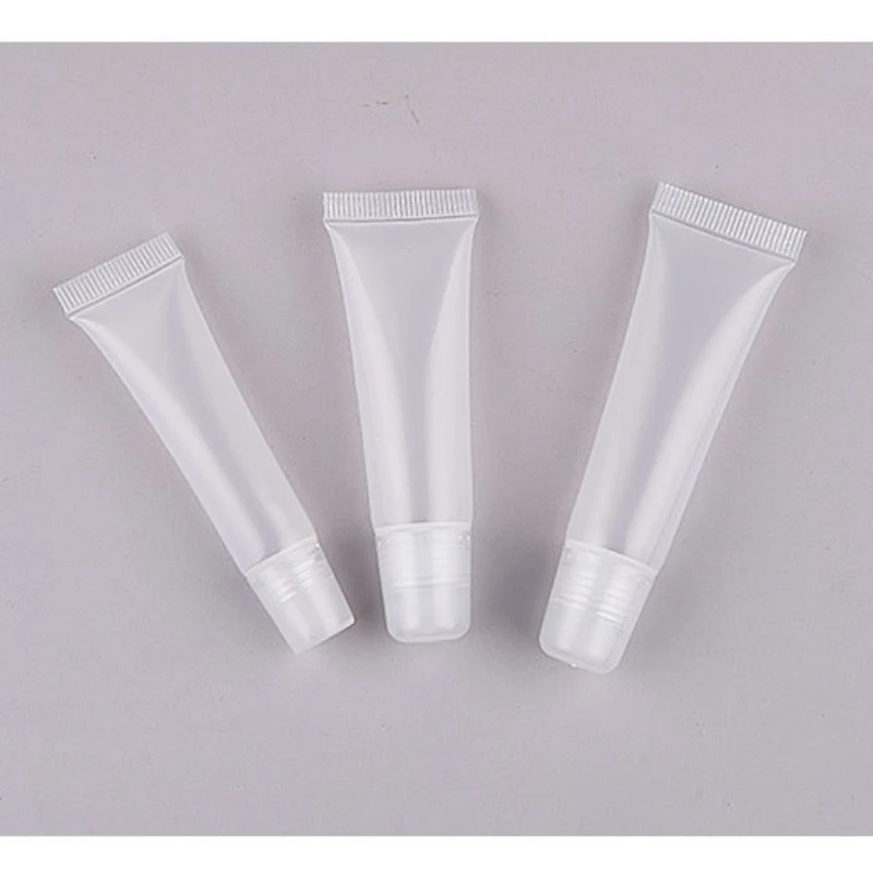 8ml /10cm/15ml Empty Lipstick Tube Lip Balm Soft Tube Makeup Squeeze Clear Lip Gloss Container Empty Lip Gloss Tubes