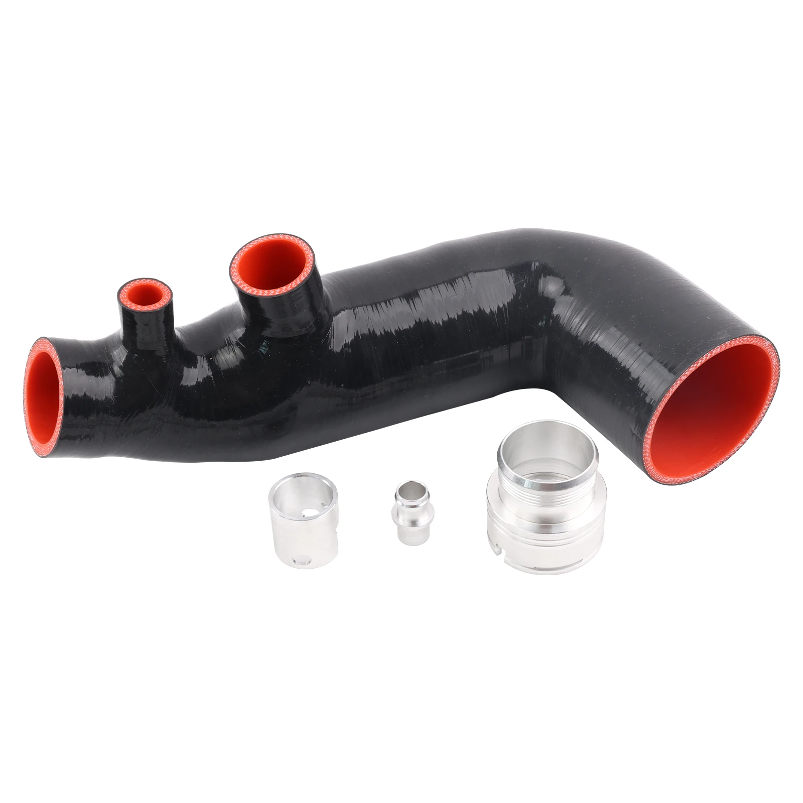B48 TURBOCHARGER Selang Saluran Masuk Udara untuk 2019 + F30 G20 G30 2.0L L4 TURBO 320i 330i 420i 430i dengan adaptor aluminium