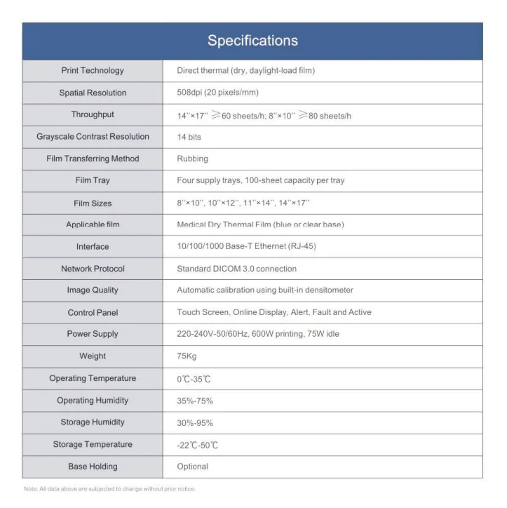 YSX-460DY Neues Modell Digitaler Röntgengerät-Drucker Automatischer Trockenfilmdrucker für DR-Röntgensystem