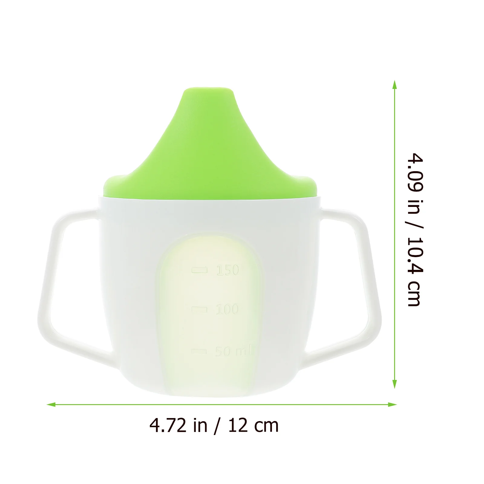 Cup with Handle Water Container Baby Drinking Plastic Versatile Kids Milk Bottle Toddler Glasses Infant Scale Lovely