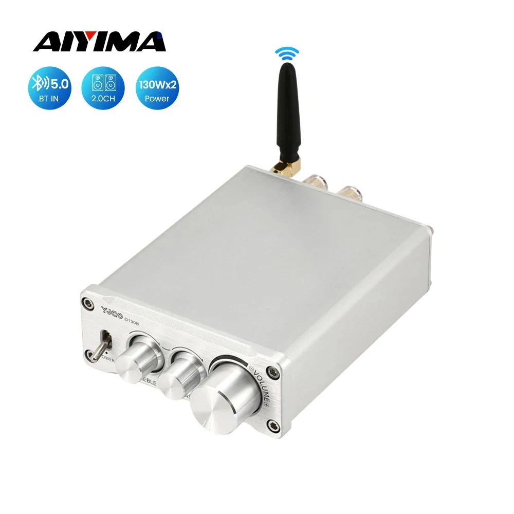 AIYIMA TPA3250 Bluetooth Amplifiers HIFI Power Amplifier Digital Amp 2.0 Channel Stereo Speaker Home Audio Amplificador 130Wx2