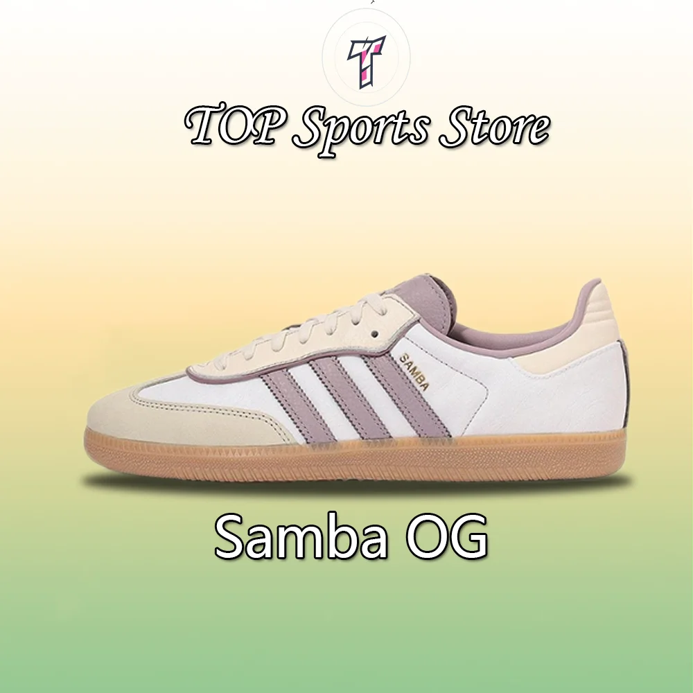 adidas samba OG Heren Dames Mocassin Skateboardschoenen Plat Buitensport Casual Sneakers Kersenbloesem Roze