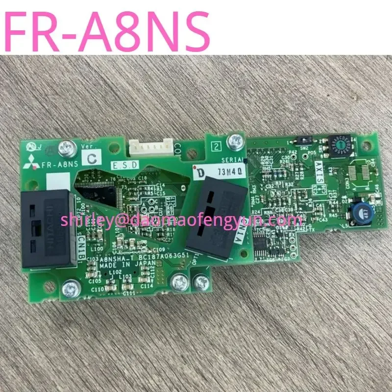 

Used Original FR-A8NS frequency converter card selection communication card A8NSHA_ B BC187A063G51