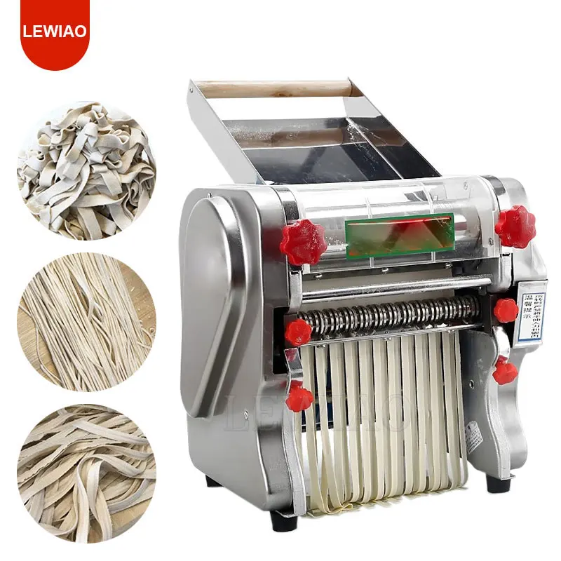 Electric Noodle Machine Pasta Noodle Maker Machine Commercial Household Stainless Steel Noodle Press Spaghetti Machine