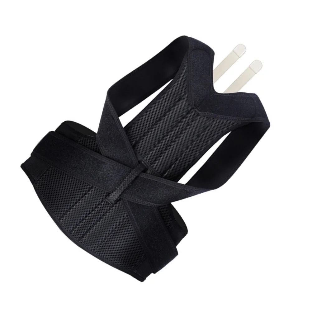 

Adjustable Back Posture Corrector Back Brace Size Xxl Black for Shoulder Support Lumbar Posture Brace Pain Relief