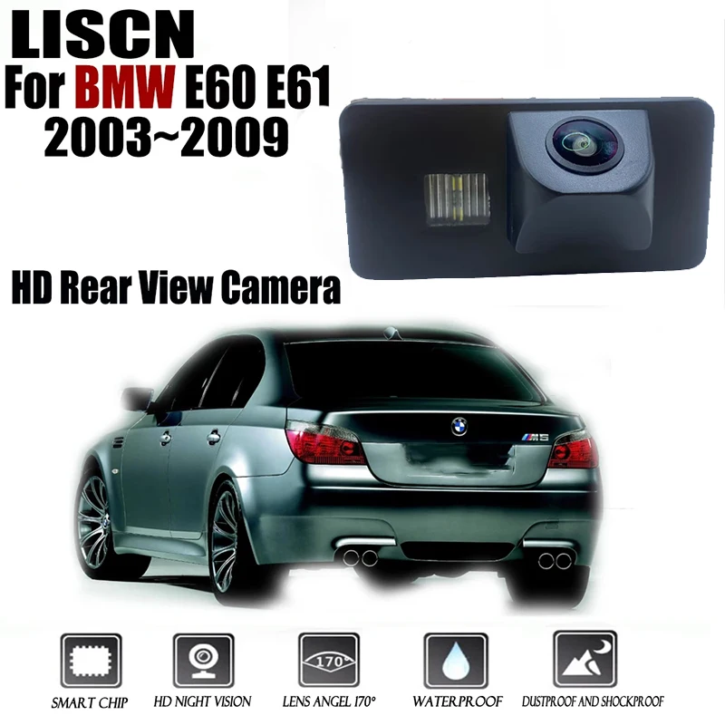 

Rear View Camera For BMW E60 E61 2003~2009 CCD Night Vision Backup camera/license plate camera Reverse camera