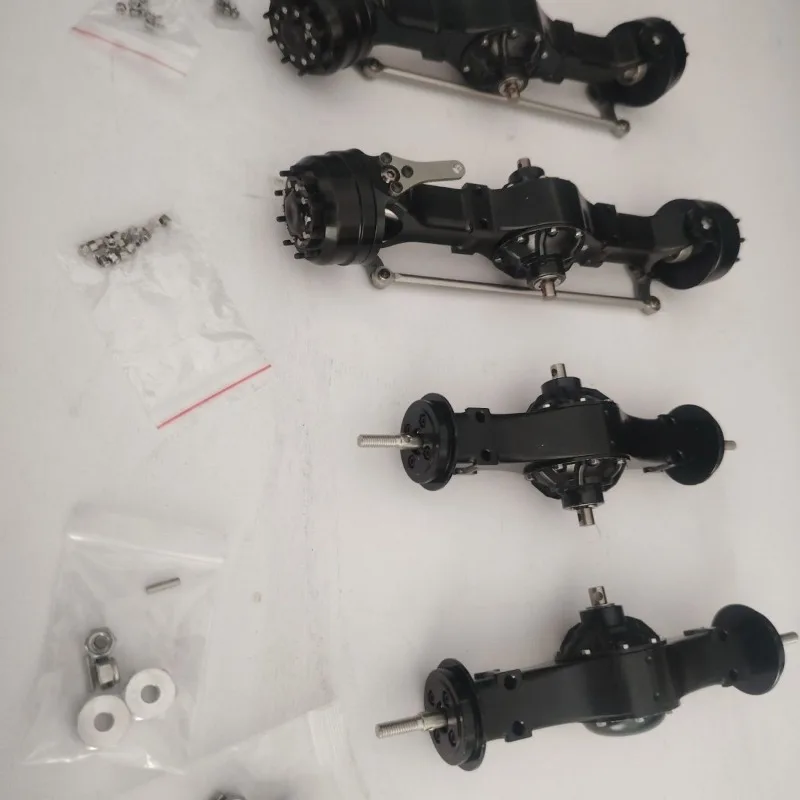 Volledig Metalen 8X8 As Voor Achter Door Assen voor 1/14 Tamiya RC Truck SCANIA 770S VOLVO Mercedes-Benz ACTROS 3363 MAN Auto Onderdelen