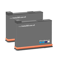 2200mAh IS360X3B Battery For Insta360 ONE X3 Battery Sports Action Camera LED Dual Charger Accessories