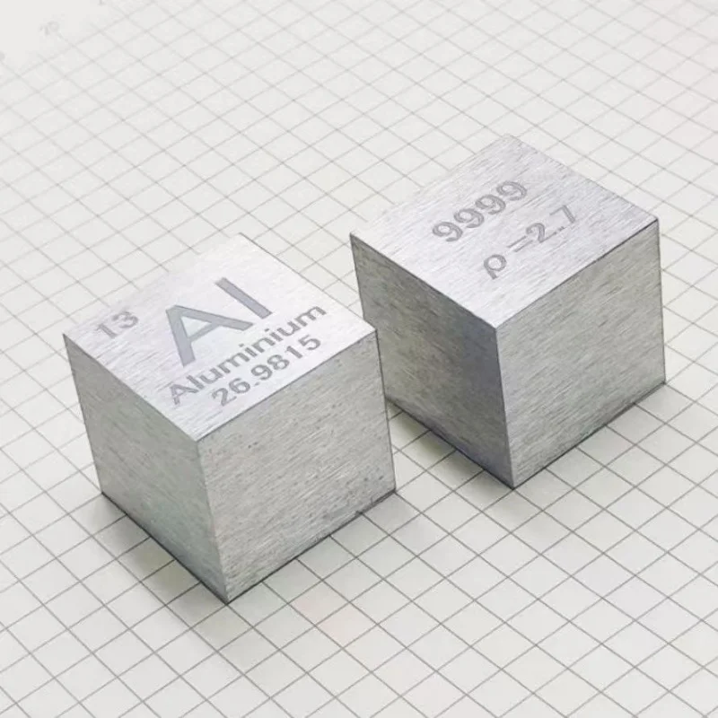 High-Purity 4N Aluminum Cubic Metal Periodic Phenotype 10mm 15mm 25.4mm Pure Al 99.9% Pure Aluminum Cubic for Electronics
