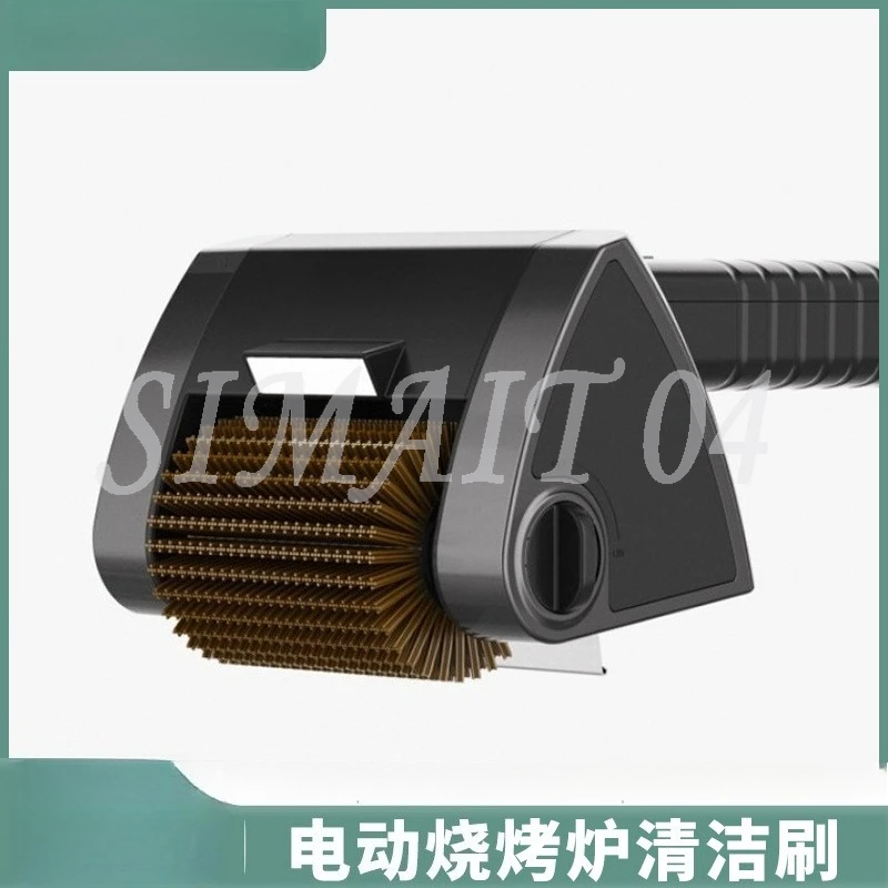 

New Electric BBQ Grill Cleaning Brush Roller BBQ Brush Steel Hair Food Grade Cleaner Brush