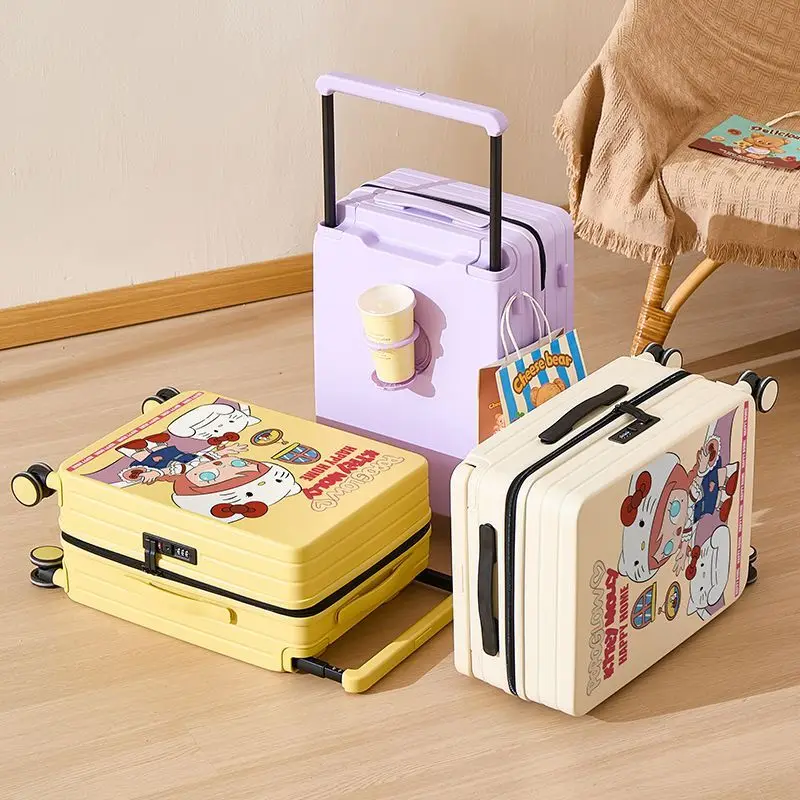 

Hangyodon Sanrio Kawaii CCute Cartoon Pull Box Sturdy Travel Cases Student Locker Christmas Birthday Present for Girls