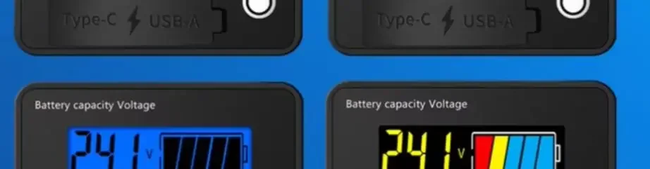 

8-30V Battery Capacity Indicator LCD Digital Electricity Meter Lead-acid Lithium LiFePO4s Car Motorcycle Voltmeter Voltage Gauge