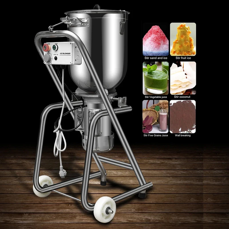 

For Hot Sale 30L Stainless Steel Fresh Fruit Juice Smoothie Ice Mixer Juicer Machine Industrial Commercial Heavy Duty Blender