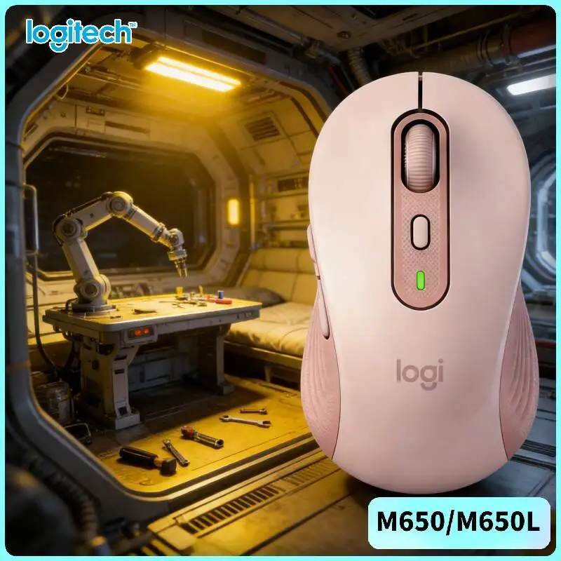 

Беспроводная мышь Logitech M650 Signature - усовершенствованное оптическое отслеживание, резиновые боковые накладки, SmartWheel Scrolling, 20 месяцев автономной работы