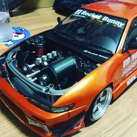 1/10 FJ9 Front Engine Design RC Drift Car Model