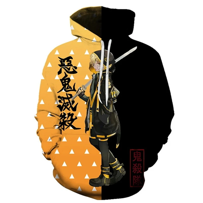 

3d Print Anime Demon Slayer Kimetsu No Yaiba Hoodies Men Women Hoodie Harajuku Sweatshirts Boys Girls Tracksuits Unisex Clothes