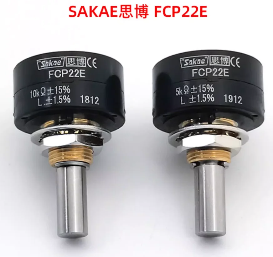 Original FCP22E Japan sakae single-turn precision conductive plastic potentiometer 1K 2K 5K 10k