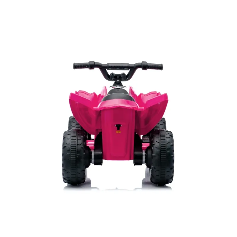 子供用電動ATV四輪バイク ピンク LEDライト付き 乗用玩具 子供用屋外遊び 幼児用バッテリー駆動車