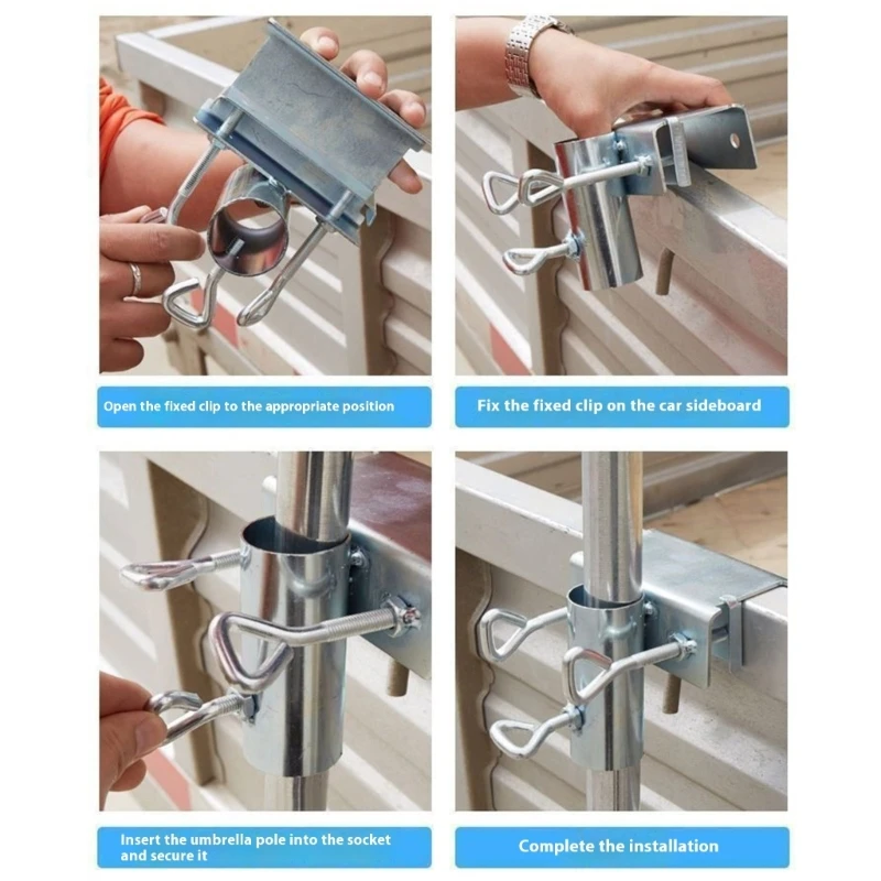 نظام رف داعم لغطاء الشمس قابل للطي وسلس، سهل النقل لحديقة الرحلات، استخدام عالي الجودة #2