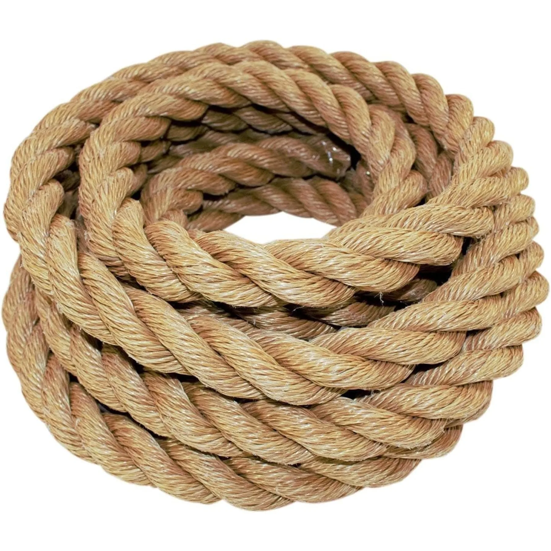 Витая веревка ProManila — UnManila, витая 3-прядная уличная веревка, легкая синтетическая веревка для проектов DIY, морской пехоты