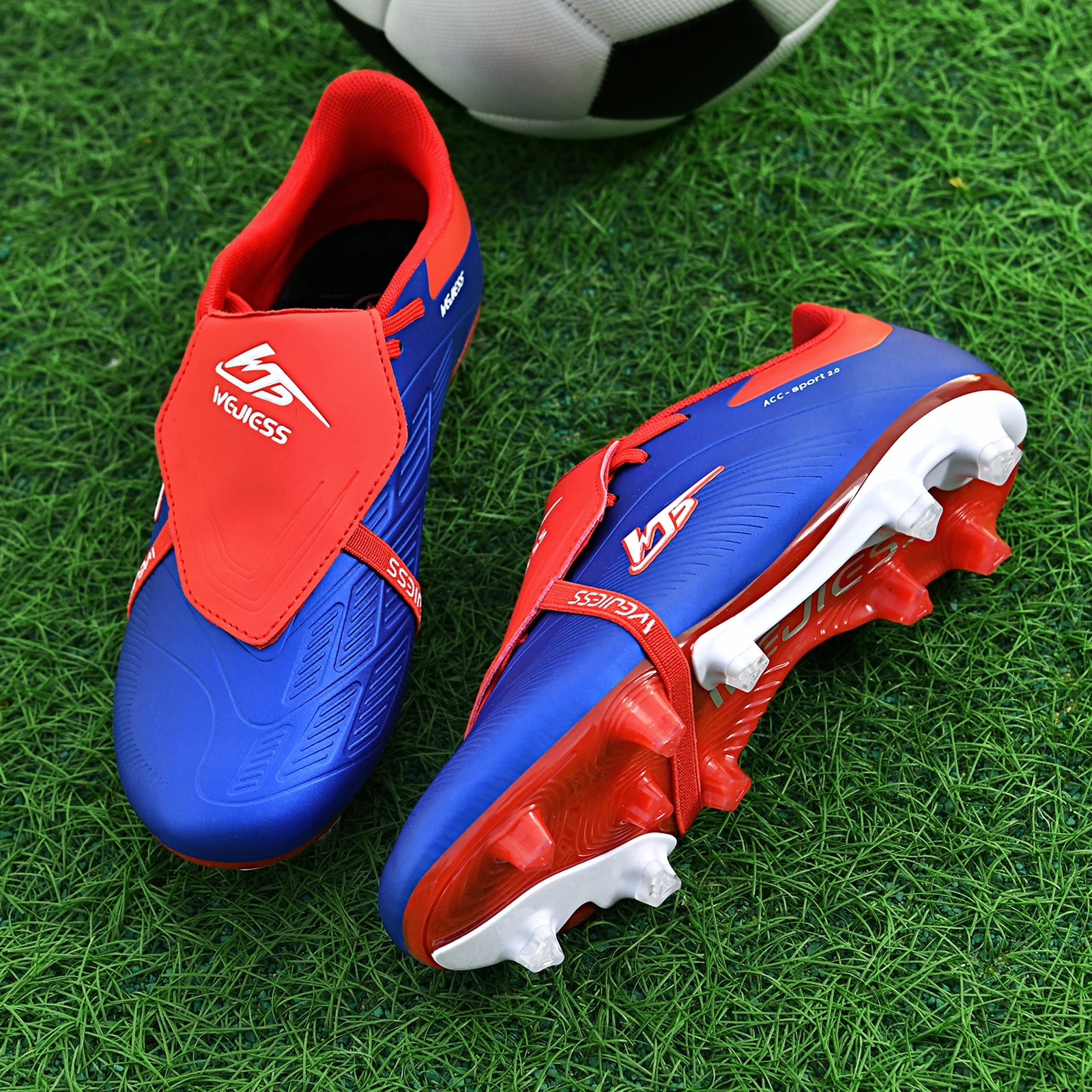 أحذية كرة القدم للرجال والنساء، أحذية كرة قدم ذات أرض ثابت، أحذية كرة قدم خفيفة الوزن للاستخدام الخارجي، أحذية الرجبي