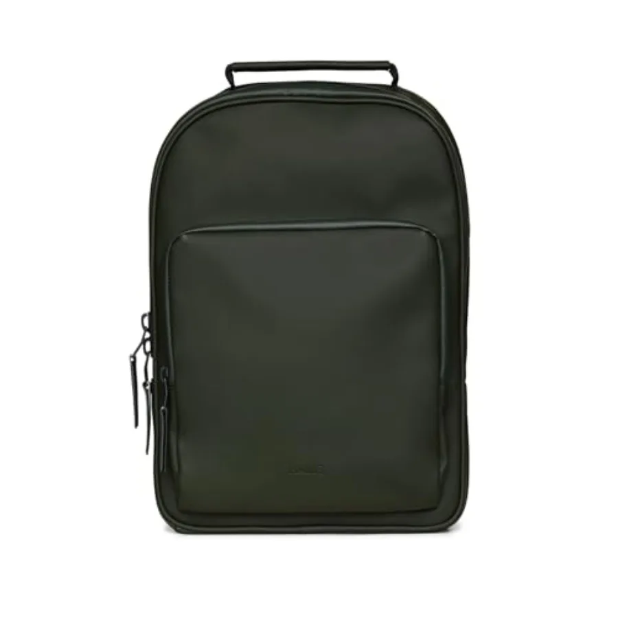 Large Green Laptop Backpack for Men and Women Waterproof Black Minimalist Commuter Bag with 15-16