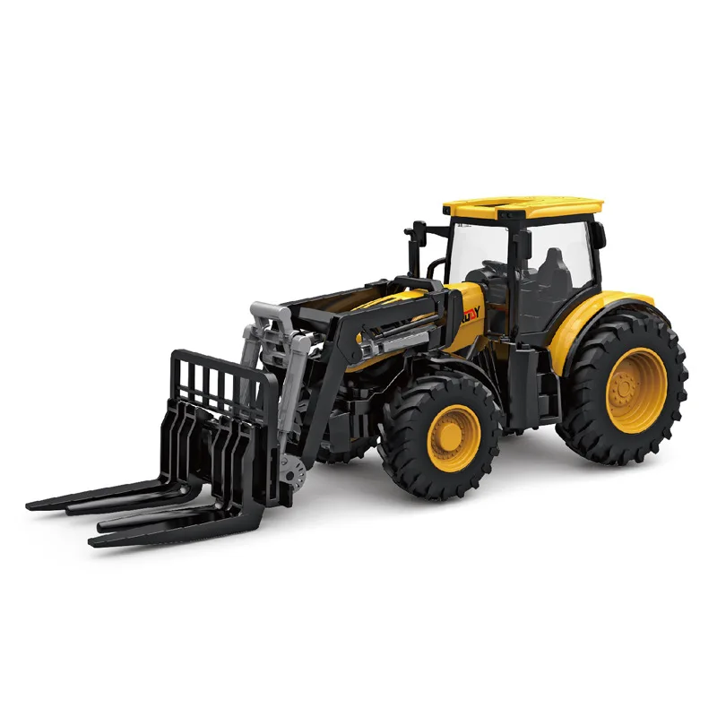 1/24 Tractor Inertia Car Farm Tractor Truck Transport Forklift Model Baby Car Boy Toy Engineering Car Childrens Educational Toys