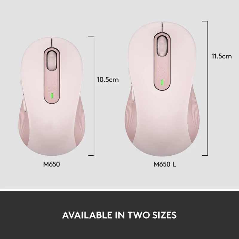 Xiaomi Wireless Bluetooth Mouse 2.4GHz Silence Click For Large Hand Small Medium Hands Office Apartment M650 M650L Gaming Mouses