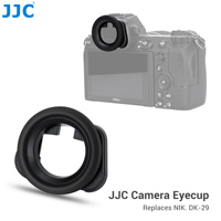 JJC Round Eyecup Soft  Silicone Viewfinder Eyepiece Eyeshade Cover for Nikon Z5II  Z7II Z7 Z6III Z6II Z6 Z5 Replaces Nikon DK-29