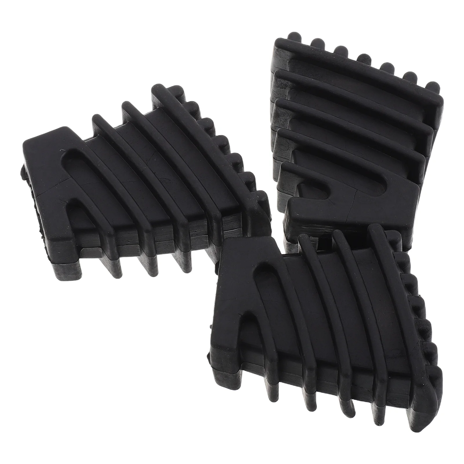 

3 Pcs Plastic Sleeve of Drum Legs Accessories Non-slip Stand Pad Rubber Drummer