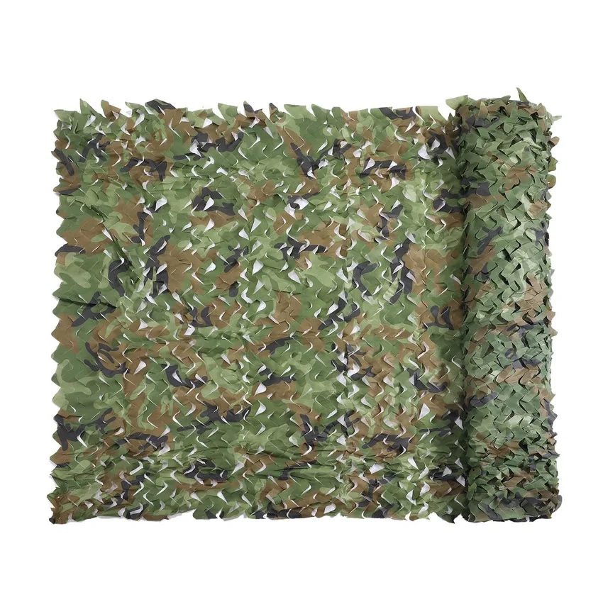 Outdoor camo leaf blind polyester light camo mesh camouflage net nets for hunting hide Party Decor Sunshade