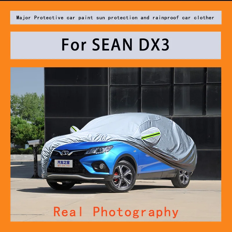 

Suitable for SEAN DX3 car covers, waterproof, snow resistant, dustproof, cold resistant, and UV resistant car covers
