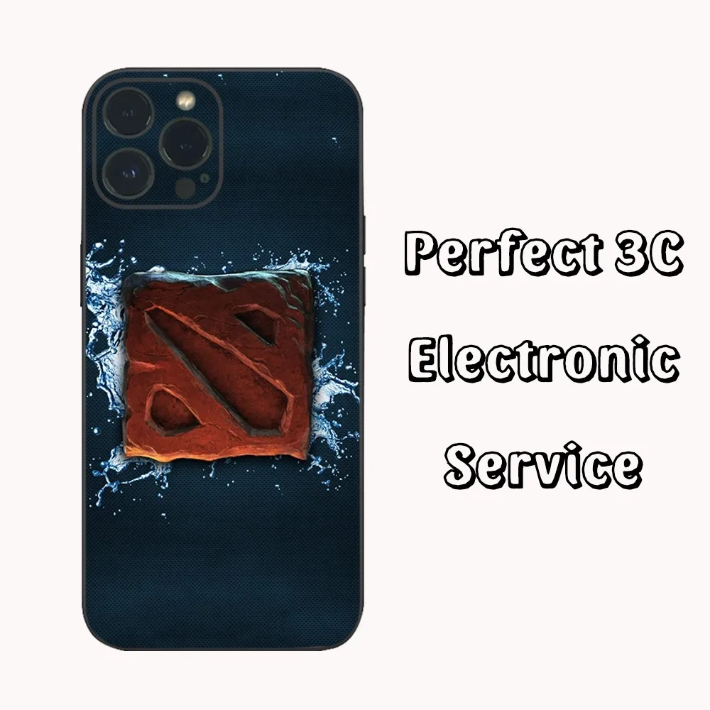 Game D-Dota 2 Phone Case  For iPhone15 14 13 12 Mini 11 Pro XS Max X XR SE5 6 7 8 Plus Soft Silicone Cover