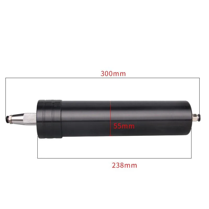 

330ML Silicone Sleeve Pneumatic Glue Gun Dispensing Machine Rubber Cylinder Single Liquid Aluminum Alloy Sleeve Syringe