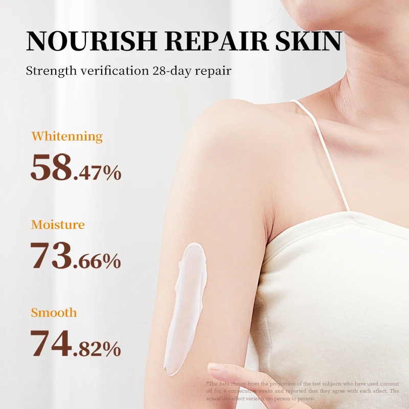 SADOER 300ML ココナッツディープハイドレーティングモイスチャライジングボディクリームシア栄養フレグランスナチュラルバターローションロングラスティV7P9