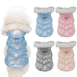 Dogs and Cats Warm Coat Jacket with lensh Buckle Design Pet Puppy Hoodie Dress Winter Clothing For Small dog Chihuahua Shih Tzu