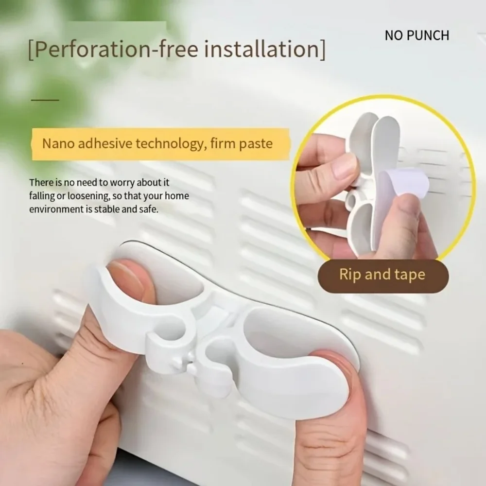 Küche Lagerung Appliance Kabel Wickler Universal Selbstklebende Netzkabel Organizer Für Appliance Kabel Management USB Kabel Rack