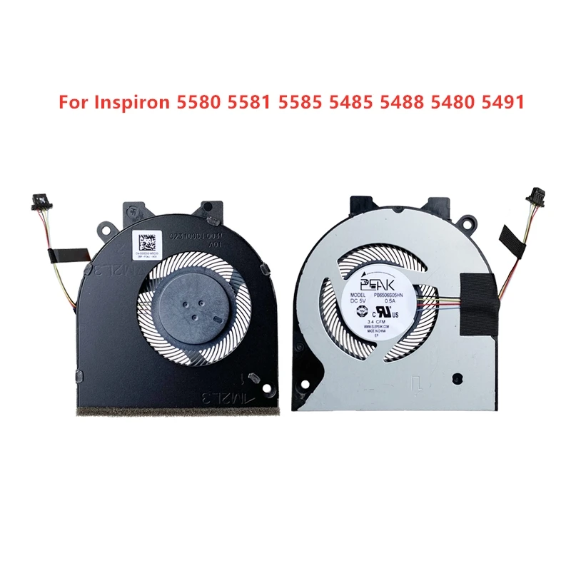 Brand New Original Laptop CPU Cooling Fan For ASUS Inspiron 5580 5581 5585 5485 5488 5480 5491