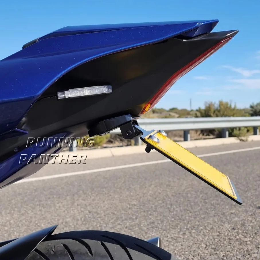 New Motorcycle Accessories Separate License Plate Holder Waterproof Short Tail Cover ﻿For YAMAHA YZF-R1 YZF-R1M R1 2015-2025