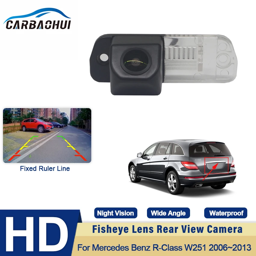 

Night Vision HD CCD Car Rear View Camera For Mercedes Benz R-Class W251 2006 2007 2008 2009 2010 2011 2012 2013 Fisheye Lens