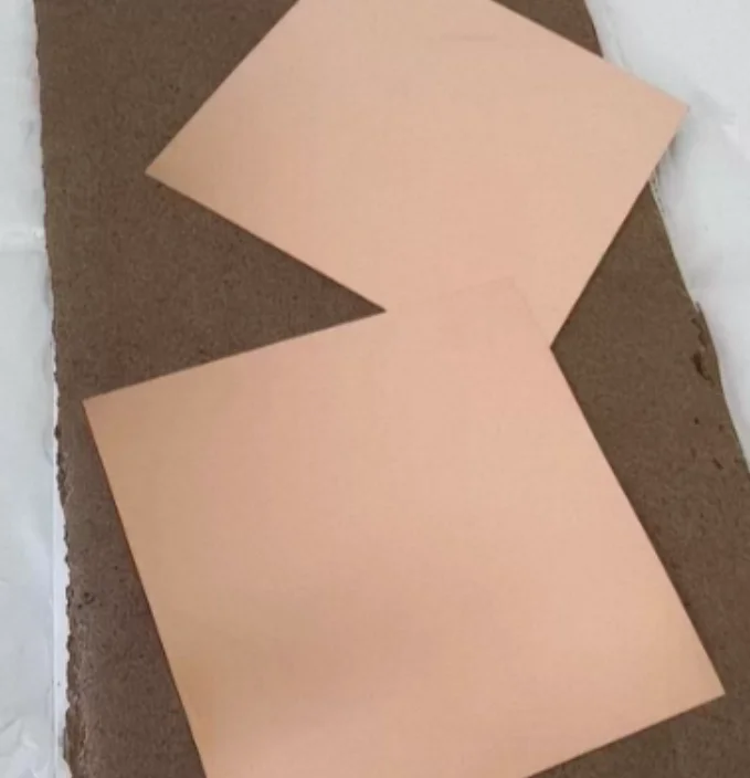 99.9% Purity T2 Pure Copper Plate Customized Various Sizes 100x100 to 300x300mm Metal Sheet for CNC Machining