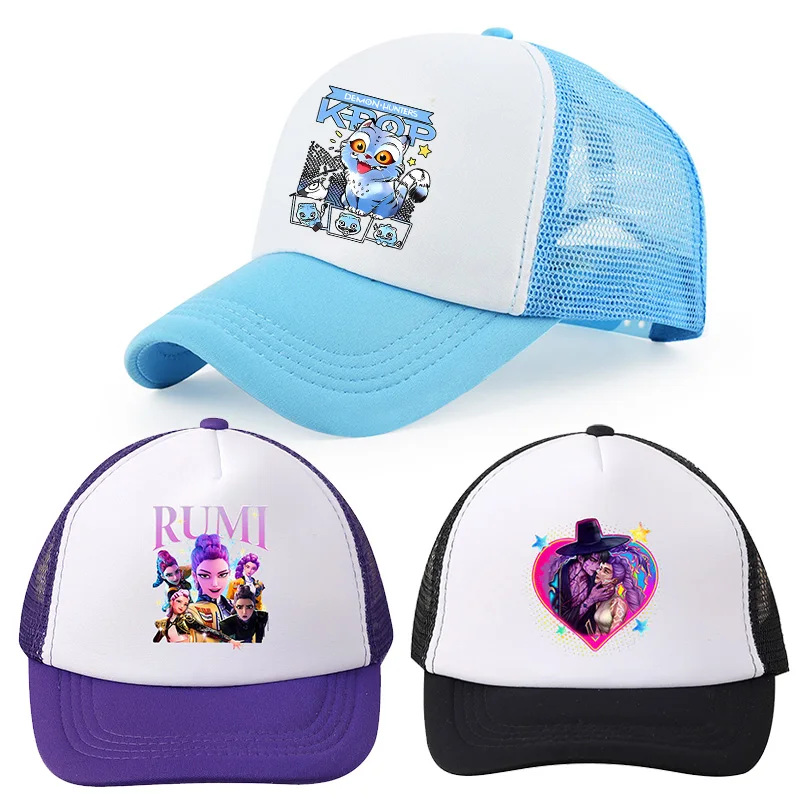 

KPop Demon Hunting Series Unisex Baseball Cap Adjustable Hot Movies Adult Kid Summer Sunhat Cute Outdoor Sport Hat Birthday Gift