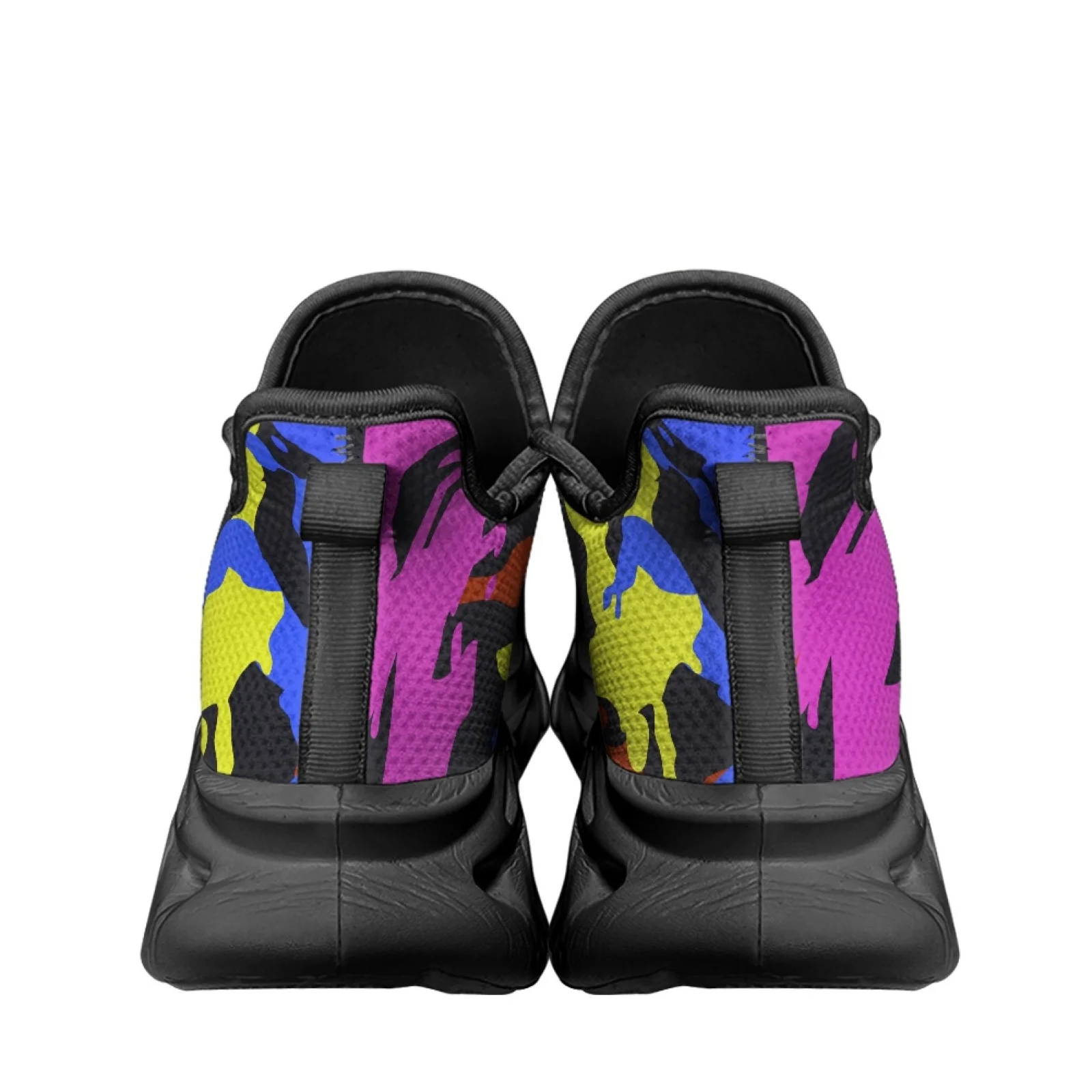 PENSTROLL PENSTROLL Casual Athletic Shoes Mesh & EVA Work Shoes For Men for Jogging Youth New Arrival Colorful Ink Splash