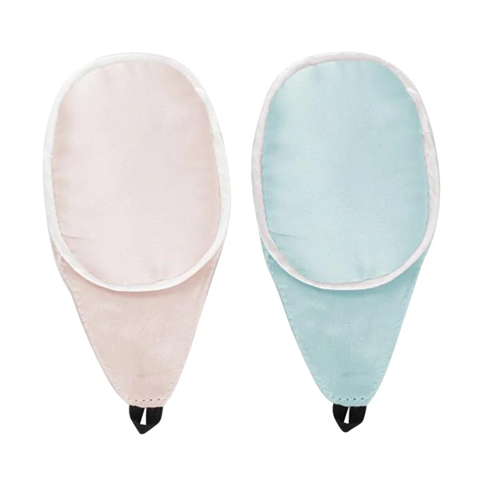 2pcs Amblyopia Patches Single Covers For Kids Adults Silk Material Light Weight Comfortable Vision Training Lazy