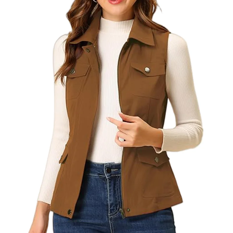 

Ladies Outerwear Vest Office Lady's Jackets Casual Suit Shirt with Lining Women's Moto Biker Style Clothes Spring Arrivals