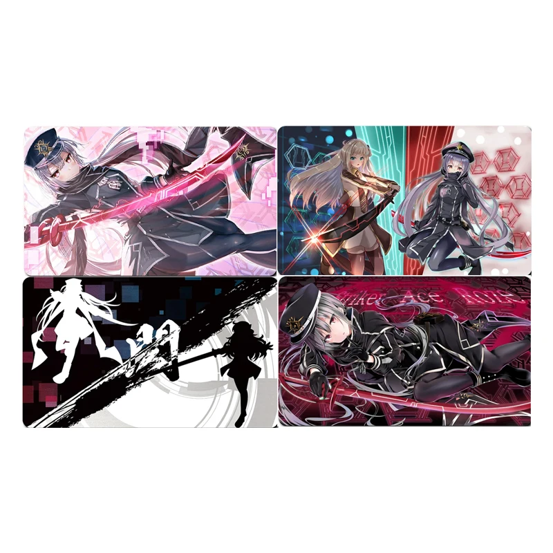 600X350X2Mm Diy Yu-Gi-Oh! Sky Striker Ace Card Battle Mat Single Player Board Game Card Duel Board Combat Pad Card Gift Toy
