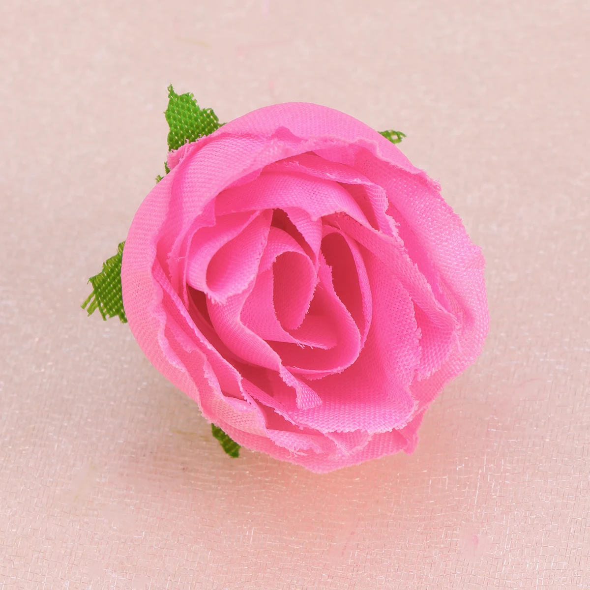 

100 PCS Artificial Roses Simulation Head False Flowers Fake Heads Silk Cloth Pink